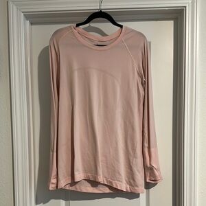 Lululemon Women's Pink Long Sleeve Top